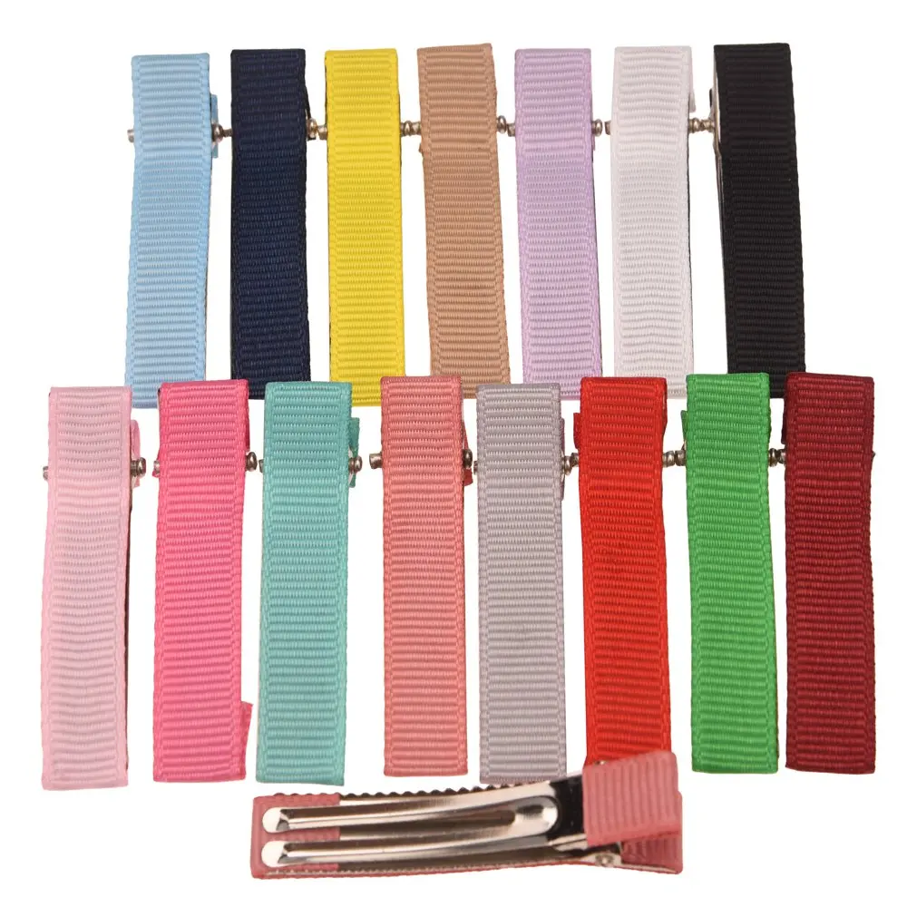 

30PCS Ribbed band Hairclip 4.5cm Hairbows Chic Hair Accessories Fashion Hair Barrette Hair snap clip DIY Clip Headwear Accessory