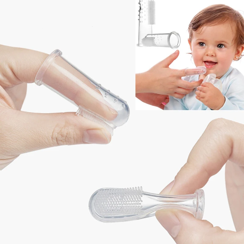 2 шт. Силиконовая зубная щетка для новорожденных уход за зубами резиновая