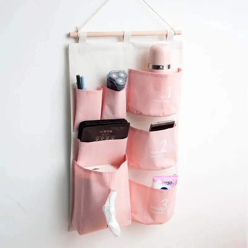 

Toilet toilet bag, cosmetic hanging bag, storage bag, storage bag behind the door, wall storage toilet hanging bag