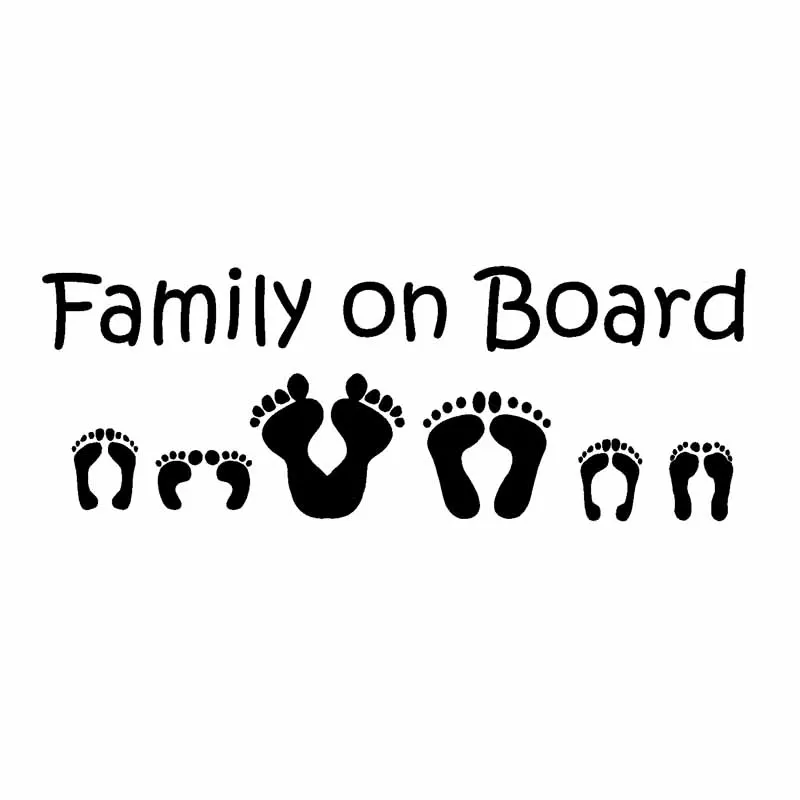 

Автомобильная наклейка, семейный автомобиль, ПВХ наклейка, черный 15,2 см * 5,4 см