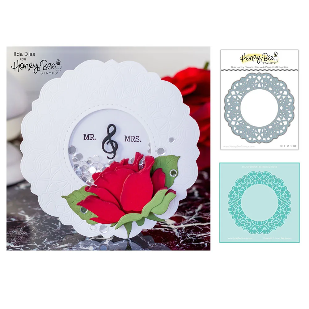 

New Metal Cutting Dies Delicate Round Shape Doily Card Base Layered Stencil Diy Crafts Scrapbooking Photo Accessories Decoration