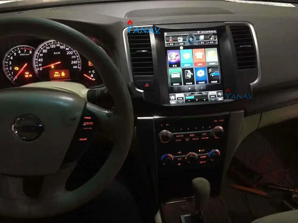 Автомагнитола tesla с вертикальным экраном стереоприемник для Nissan teana Cedric 2008 2012