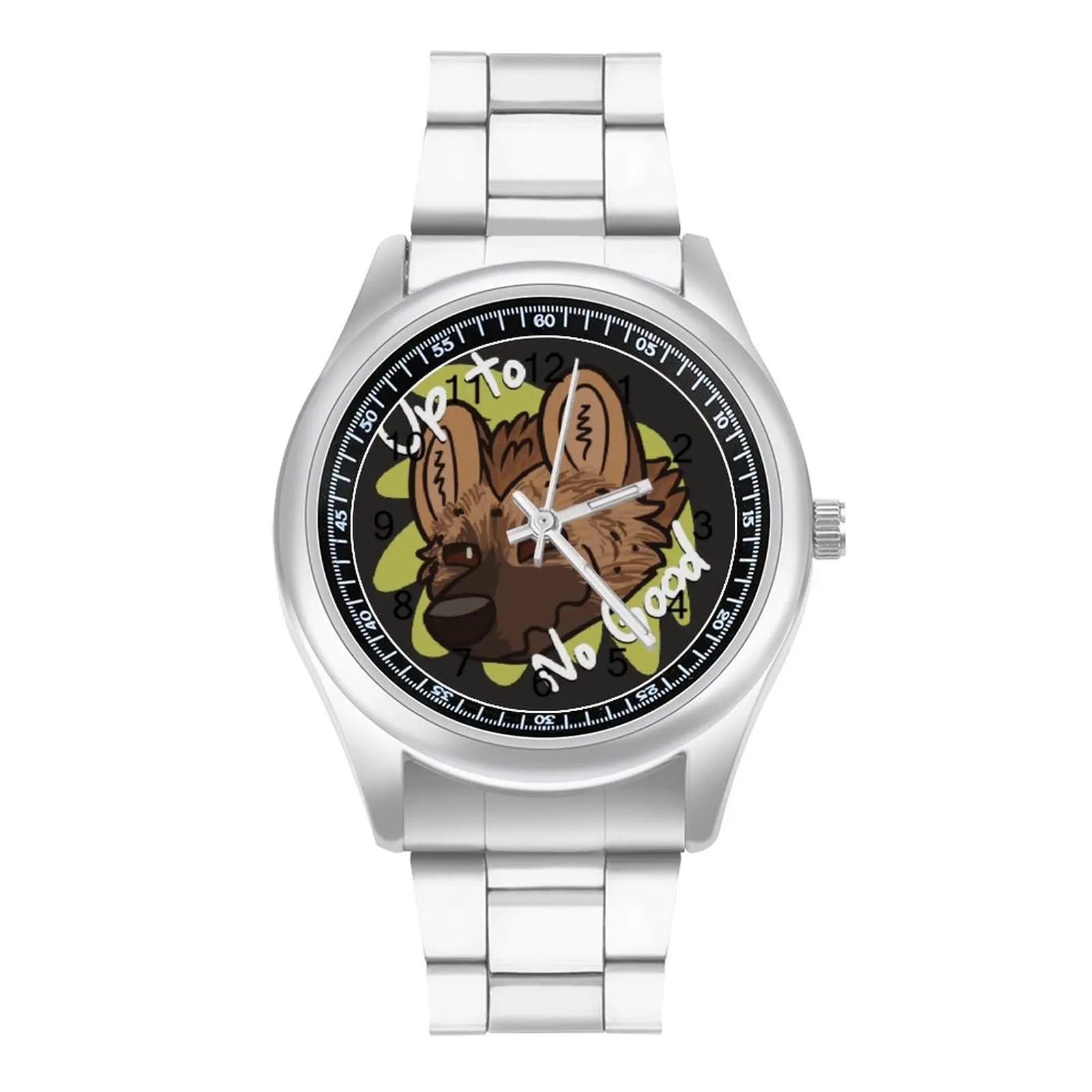 

Hyena Quartz Watch Gym Strong Wrist Watch Steel Photo Upwrist Female Wristwatch