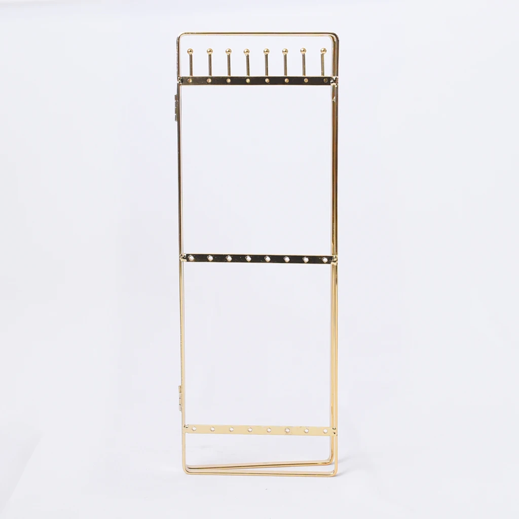 

Double Panel Jewelry Display Rack Hanging Earrings Stand Jewelry Organizer