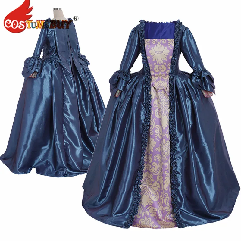 

Costumebuy викторианская Мария Антуанетта рококосовое платье 18th антоинетт барокко маскарадное женское Королевское Платье на заказ