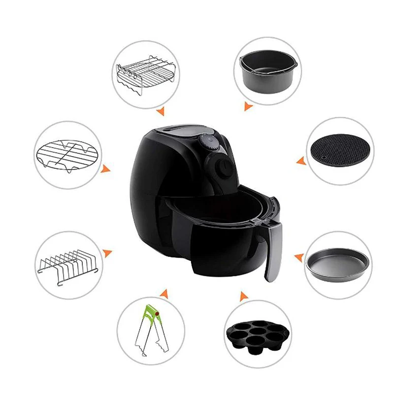 Аксессуары для фритюрницы из нержавеющей стали антипригарная стойка барбекю