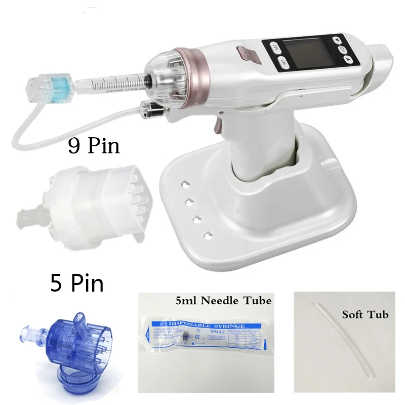 Одноразовые 5/9 иглы наконечники отрицательный Давление булавочная головка