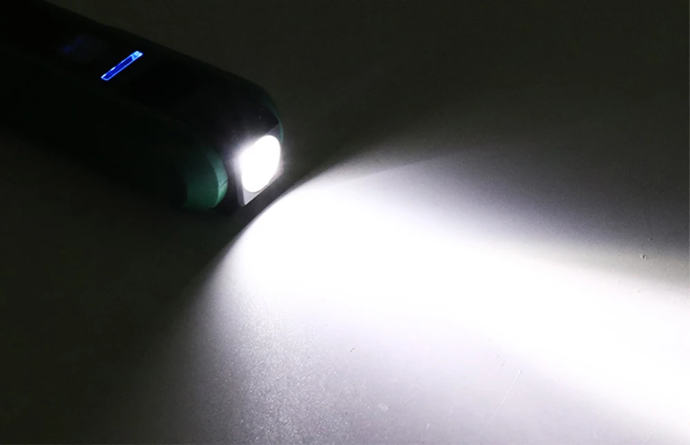 Светодиодный Рабочая лампа USB Перезаряжаемый фонарик Магнитный факел Гибкая инспекционная ручная лампа Рабочий свет открытый прожектор