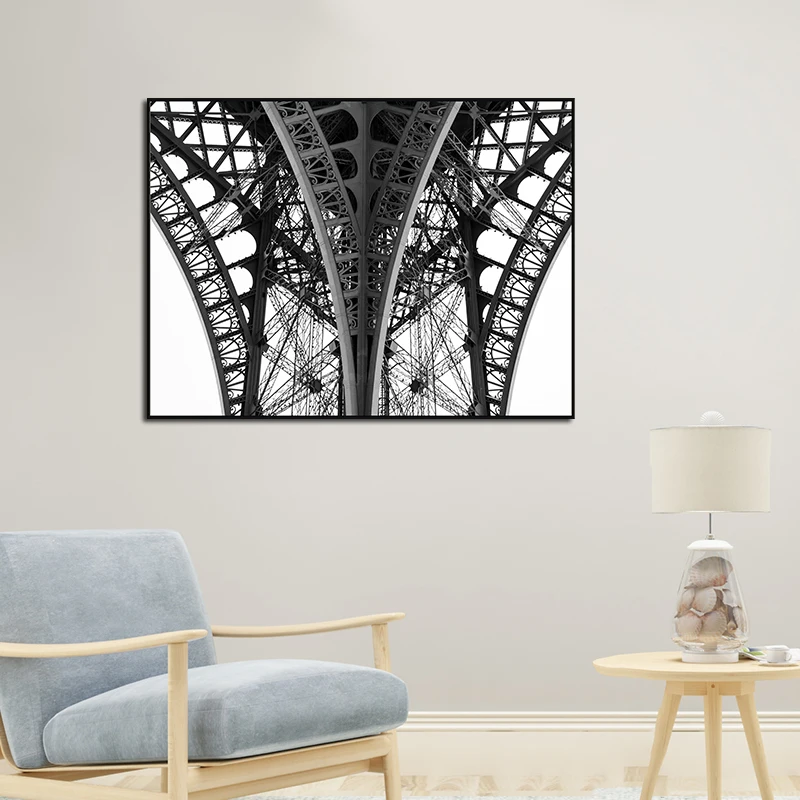 

Wall Art Canvas Poster Painting Prints Picture for Living Bedding Room Decor Painting Original City View Black White 2020 New