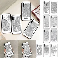 toplbpcs travel country world map phone case for samsung galaxy a30 a20 s20 a50s a30s a71 a10s a6 plus fundas coque