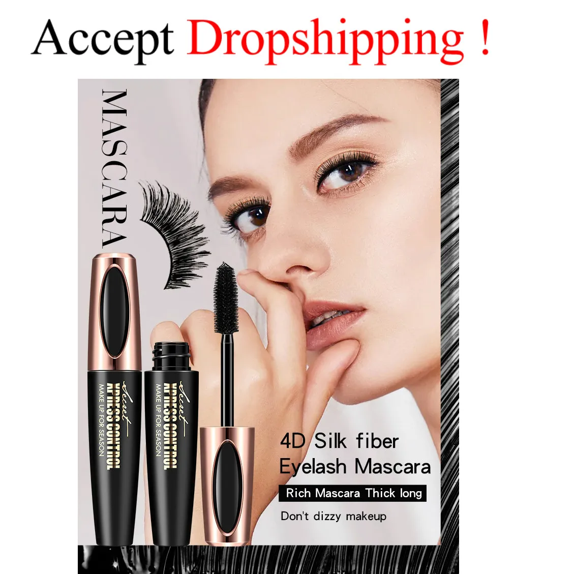 2018 макияж бровей Наращивание ресниц тушь для Макияж 4d шелковая ресниц|Украшения