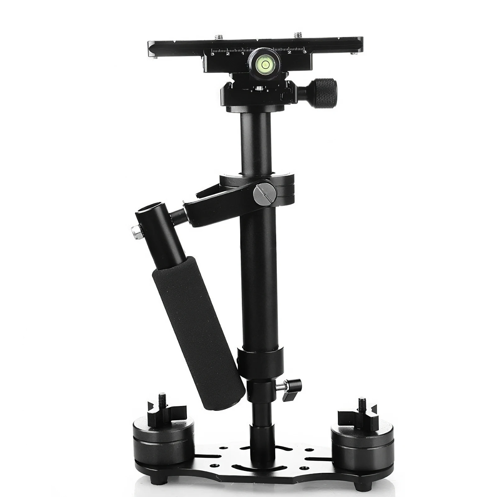 

4.41 Pounds For Camera Video DV S40 Hand-Held Steadicam Stabilizer With Quick Release Plate Shooting Stabilizer Aluminum