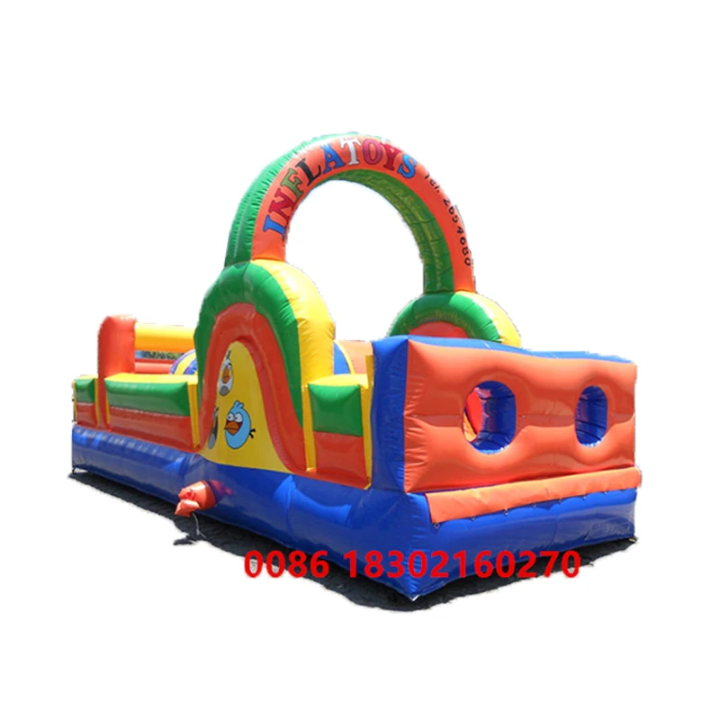 

Commercial inflatable obstacle course in inflatable bouncer Giant Inflatable slide for kids