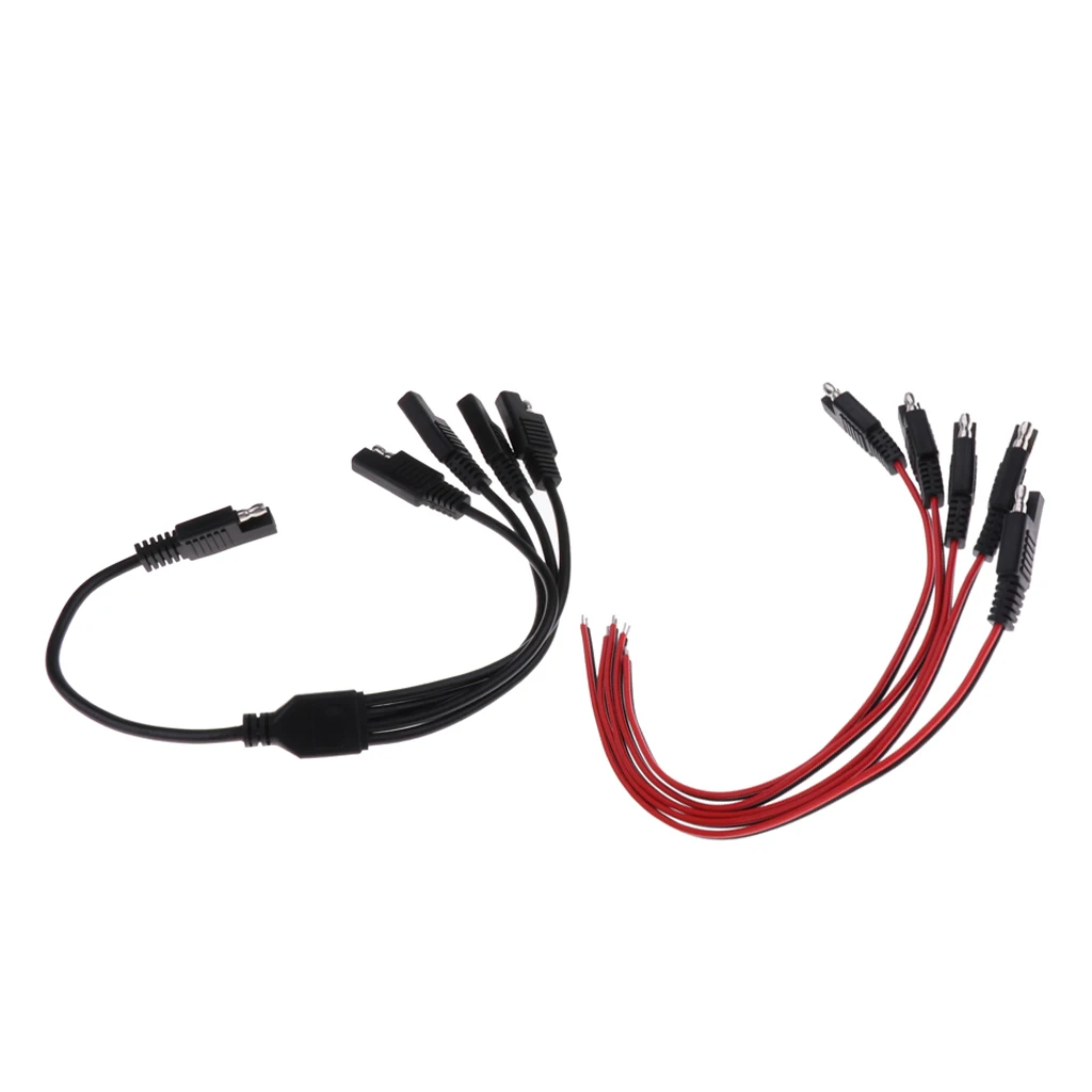 Высокое Качество SAE удлинитель питания соединитель от 1 до 4 + быстроразъемные
