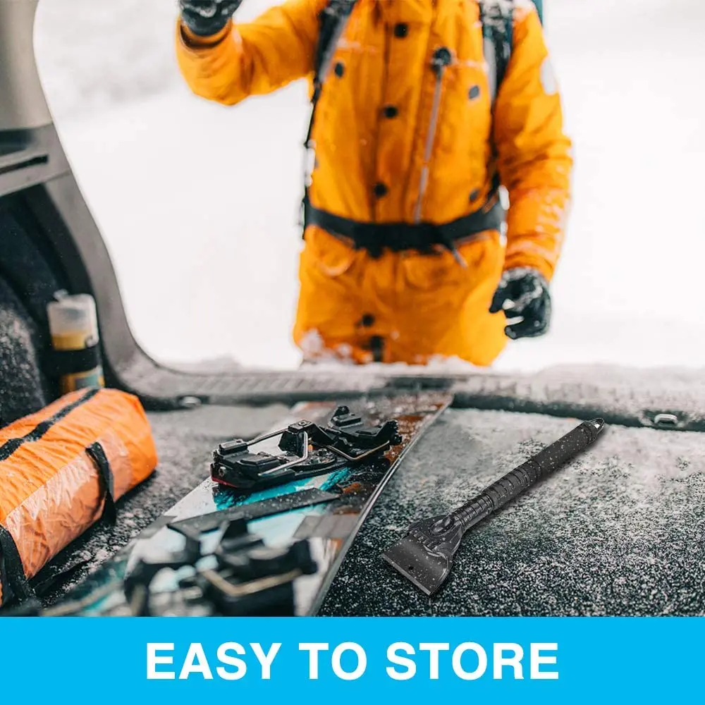 Автомобильный скребок для льда с перчаткой удаления мороза и снега на лобовом