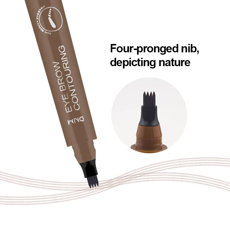 5 цветов микро резной Водостойкий карандаш для бровей долговечная