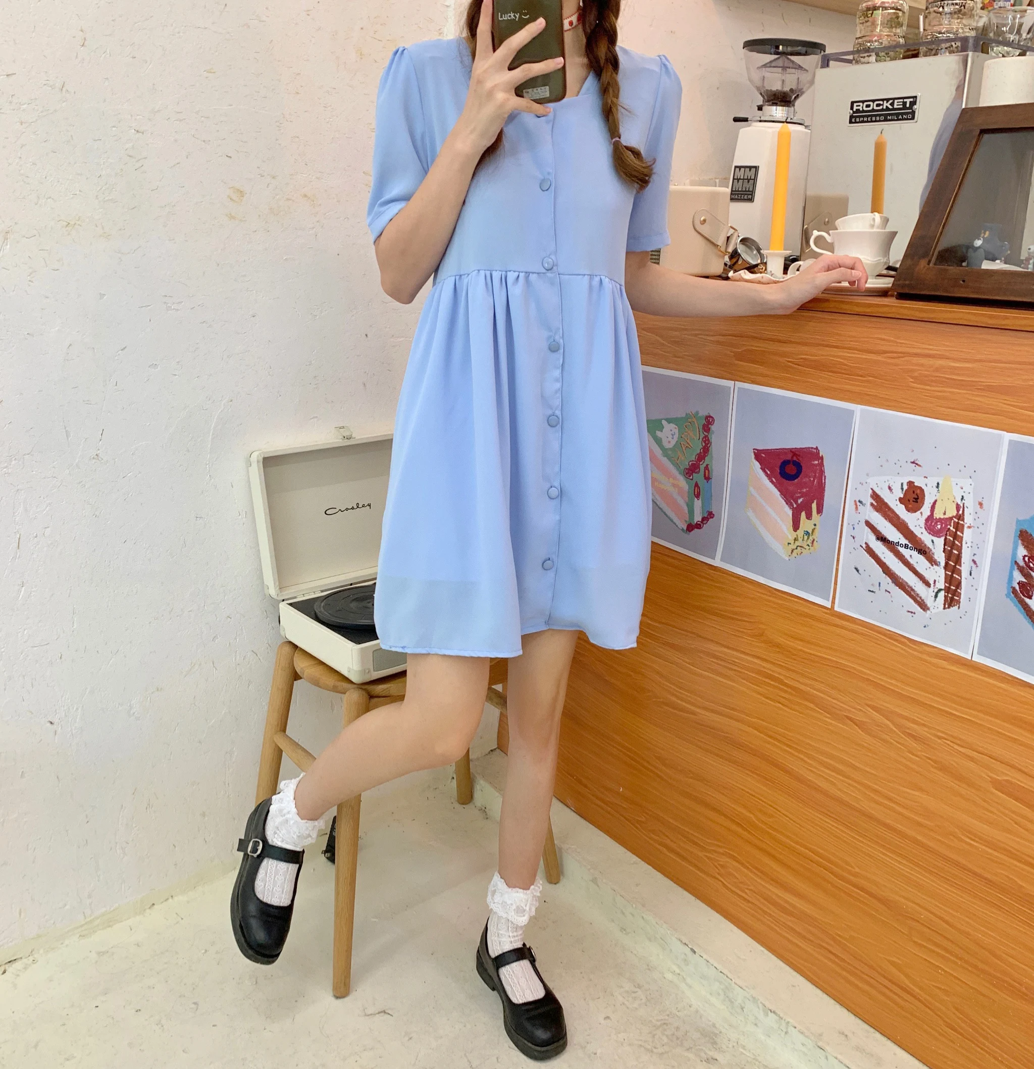 Сетчатая красная универсальная юбка с коротким рукавом новинка 2020 Стильная