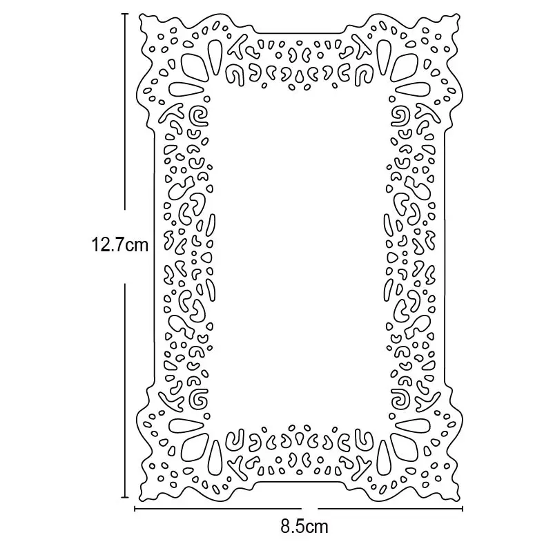 Металлические режущие штампы полый каркас фон 2020 Новое прибытие ремесло