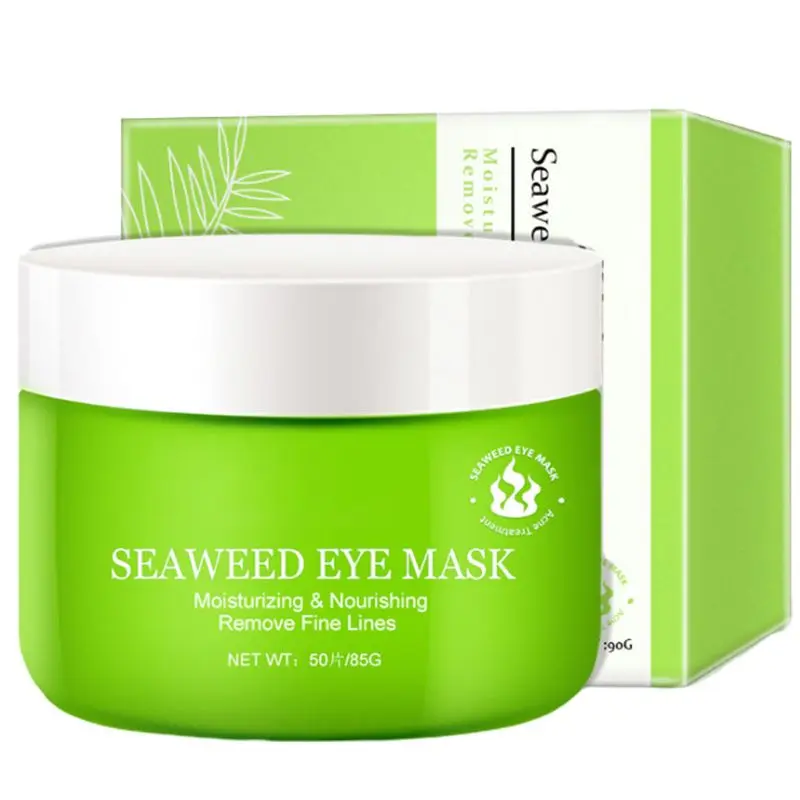 

50 Sheets Seaweed Collagen Eye Mask Moisturizing Nourishing Remove Dark Circles Fine Lines Anti Aging Firming Hydrating Patches