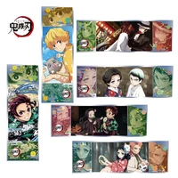 2021 demon slayer kimetsu no yaiba nezuko zenitsu sticker sticker sticker cartoon sticker collection card anime characters