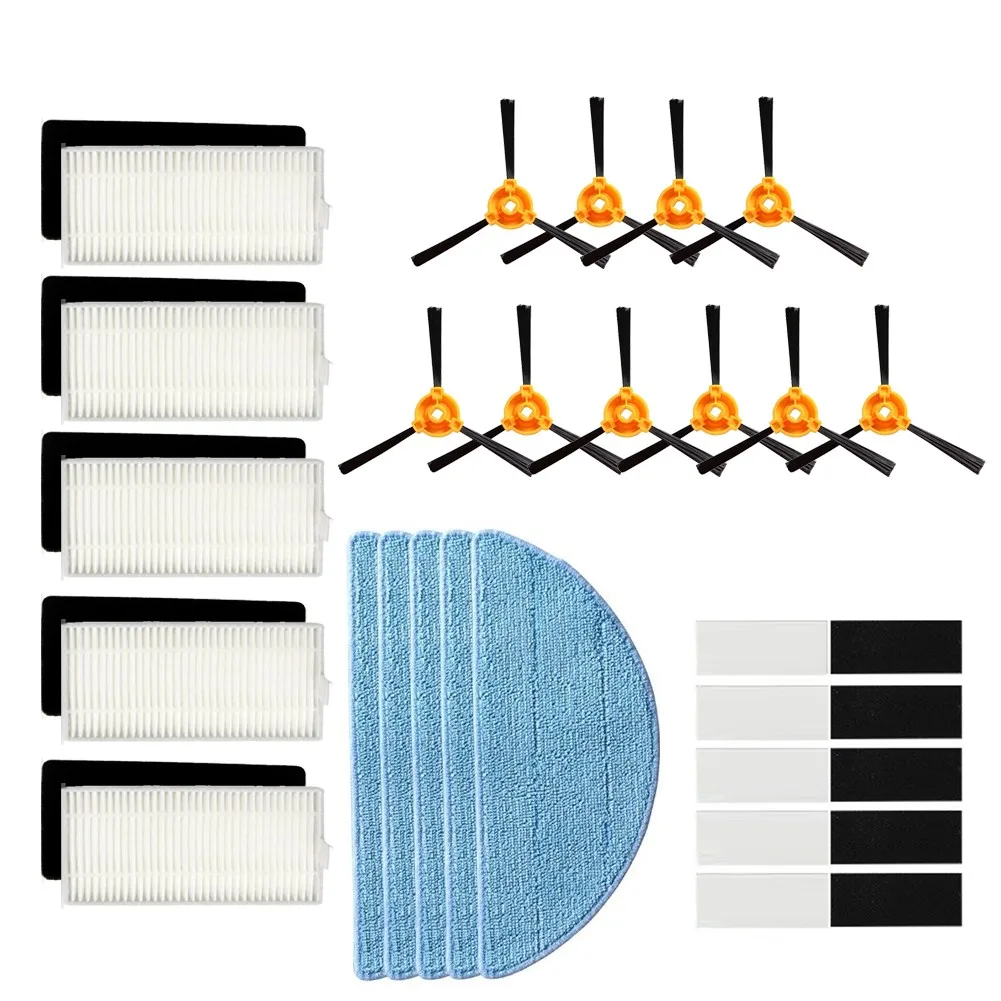 

Filter Side Brush Kit For Conga Excellence 990 5040 Robotic Vacuum Cleaner Parts Sweeper Robot Cleaning Accessories