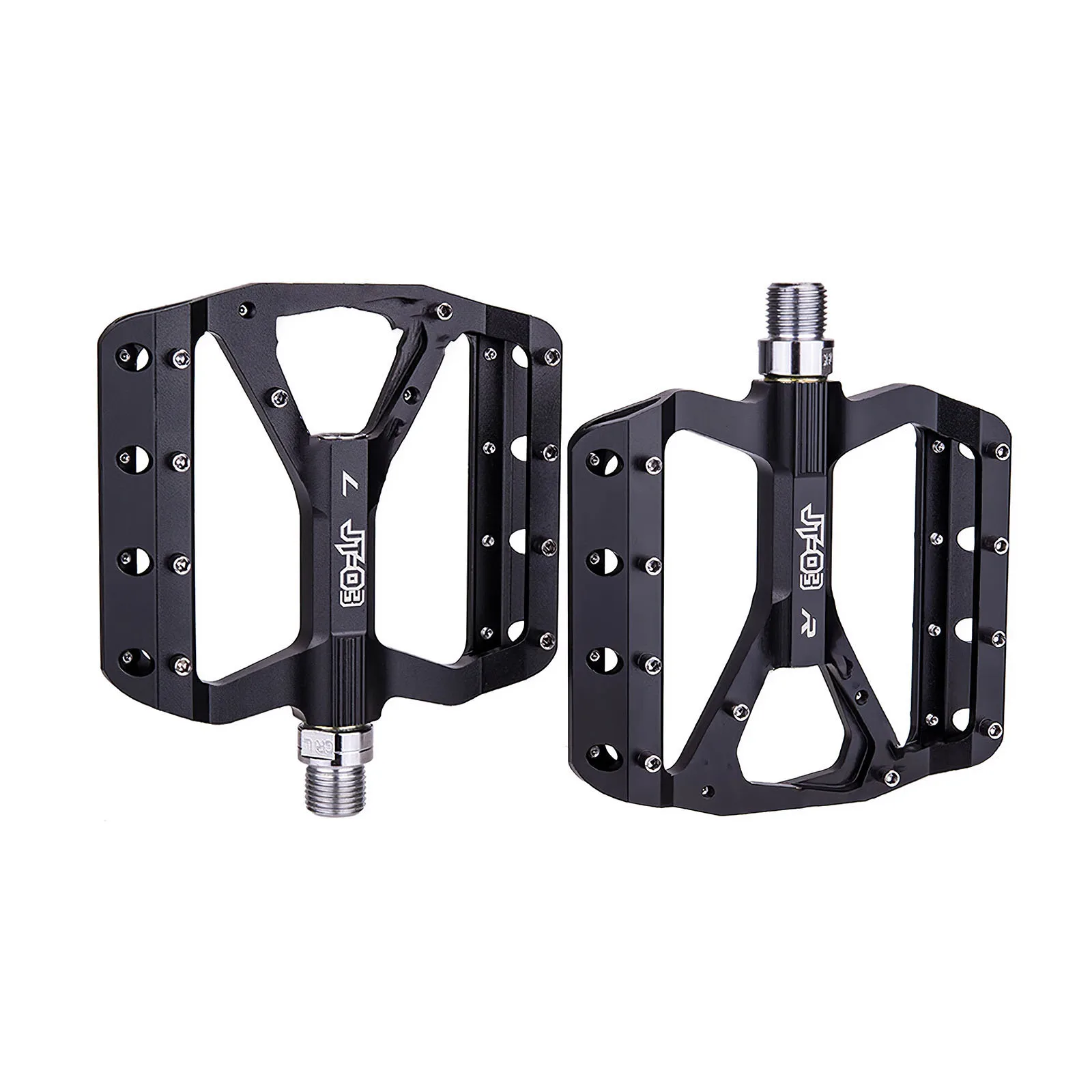 

One PairAluminum Alloy Pedals Mountain Non-Slip Bike Pedals Platform Bicycle Flat Alloy Pedals Bearings For Road MTB Fixie Bikes