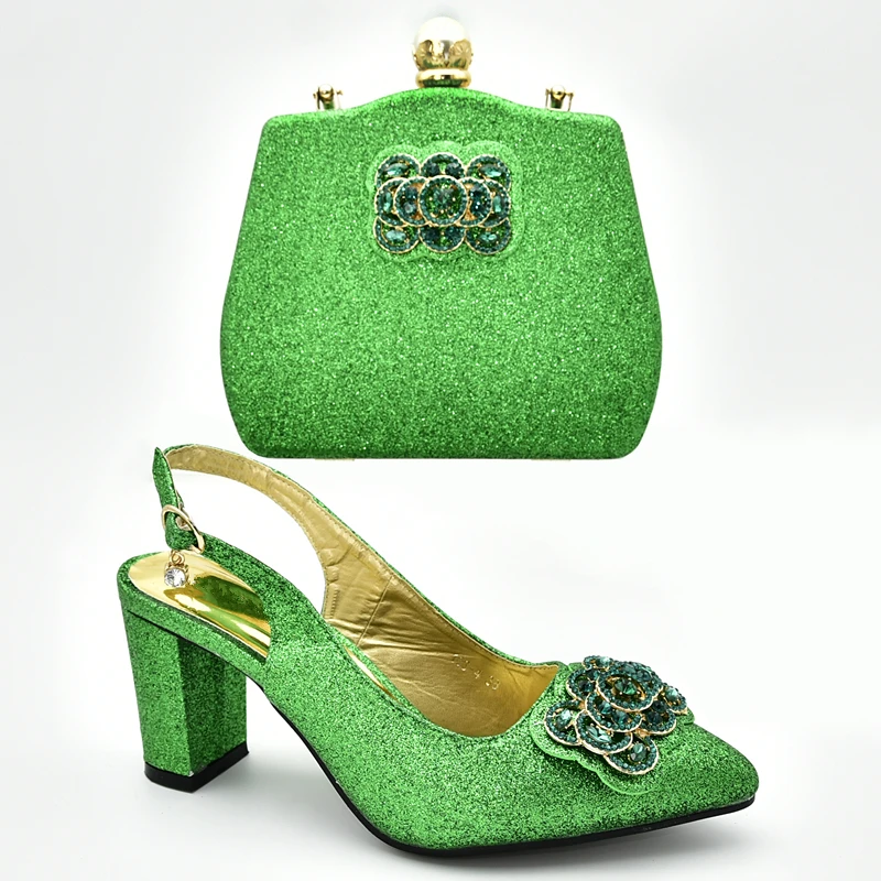 Новое поступление Итальянская обувь с сумочкой в комплекте для женщин Комплект