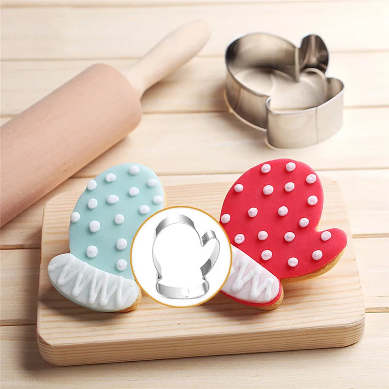 Рождественская форма для выпечки VOGVIGO 2 шт. аксессуары из нержавеющей стали с