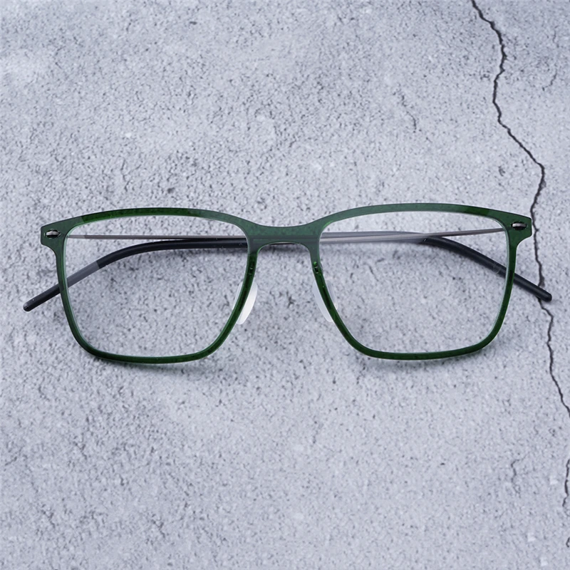 Дания брендовые квадратные зеленые очки для женщин и мужчин корейские