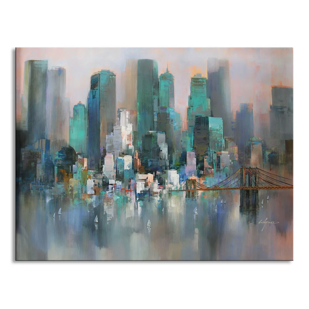 Картина маслом на холсте ручной работы Современная 100% лучшее искусство