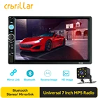 2 Din автомобильный стерео видеоплеер Bluetooth Carplay 7 дюймов 12 в автомобильный стерео Мультимедийный Плеер автомобильное радио Универсальный сенсорный экран Hd