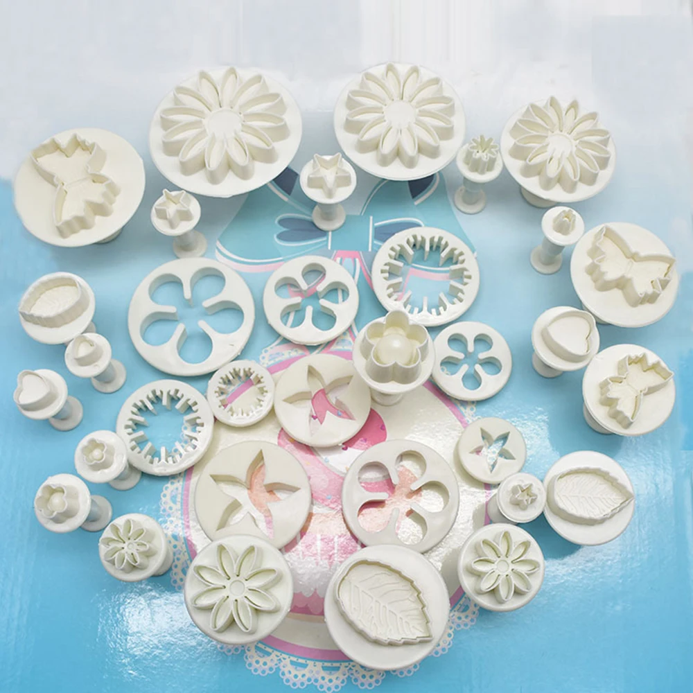 33 шт./сахара инструменты для украшения торта Fondant (сахарная) вырубки печенья Форма