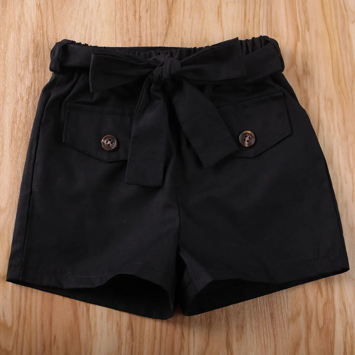 Комплекты одежды для маленьких девочек от 1 до 6 лет Однотонная футболка с