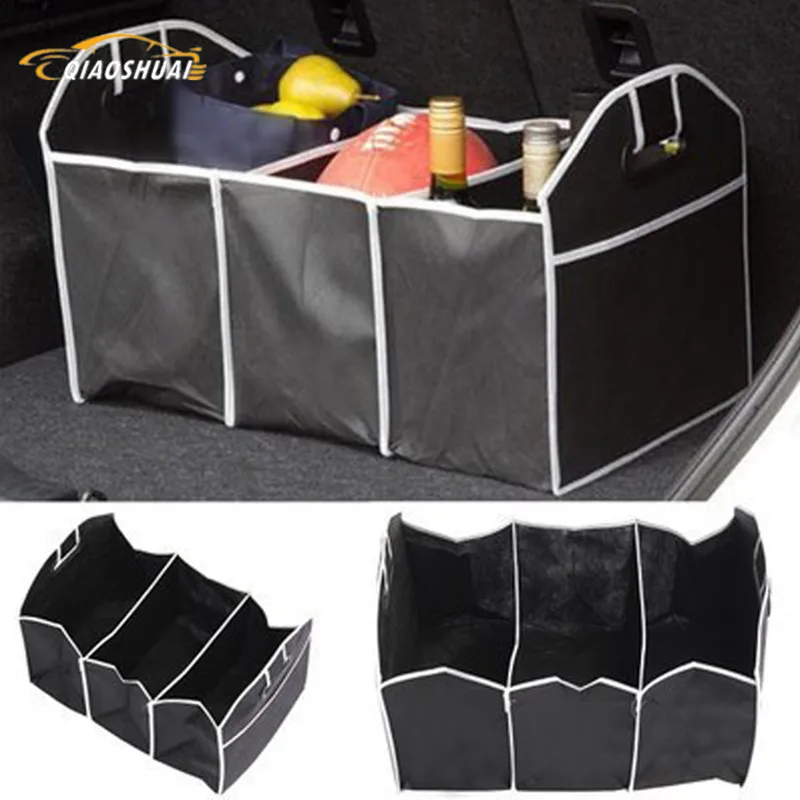 

Folding Car Trunk Organizer Storage Bag Non-Woven Fabrics Stowing Tidying Bag Organizer Storage Box Container Car Decoration
