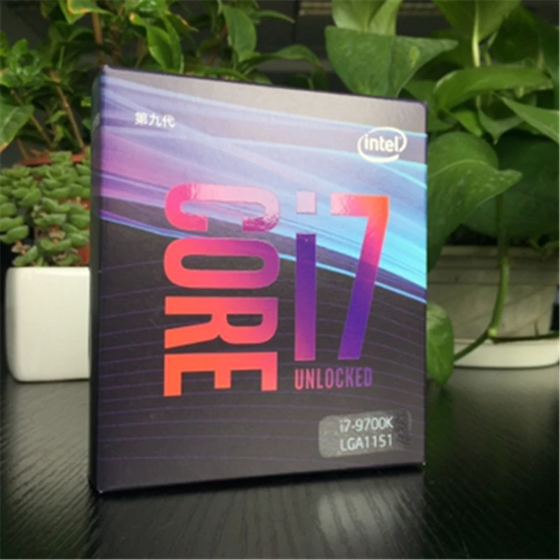 Процессор Intel Core i7 9700K для настольных ПК 8 ядер до 4 9 ГГц турбо разблокированный