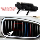 Металлическая Эмблема для передней решетки автомобиля BMW M 3 серии 5 серии 7 серии 1 серии X1 X2 X3 X5 X6 E30, 1 шт., автомобильные аксессуары