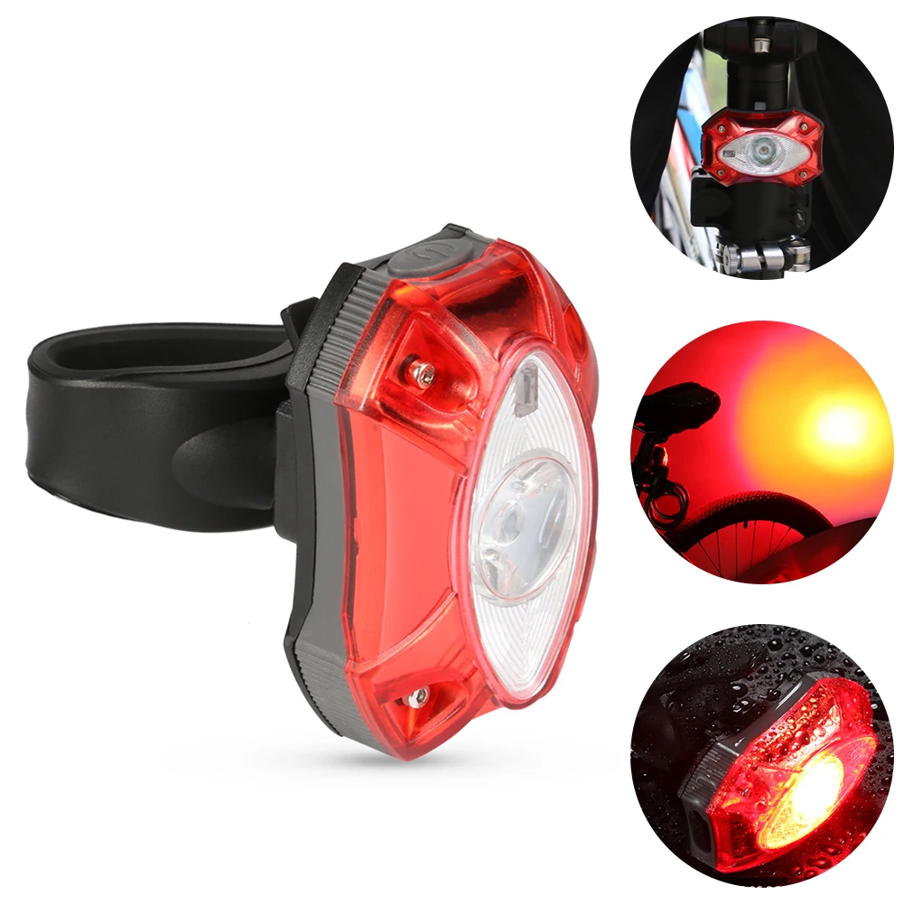 

100LM Bike Taillight Waterproof Riding Rear light Led Usb Chargeable Mountain Bike Cycling Light Tail-lamp Night Ridding Light