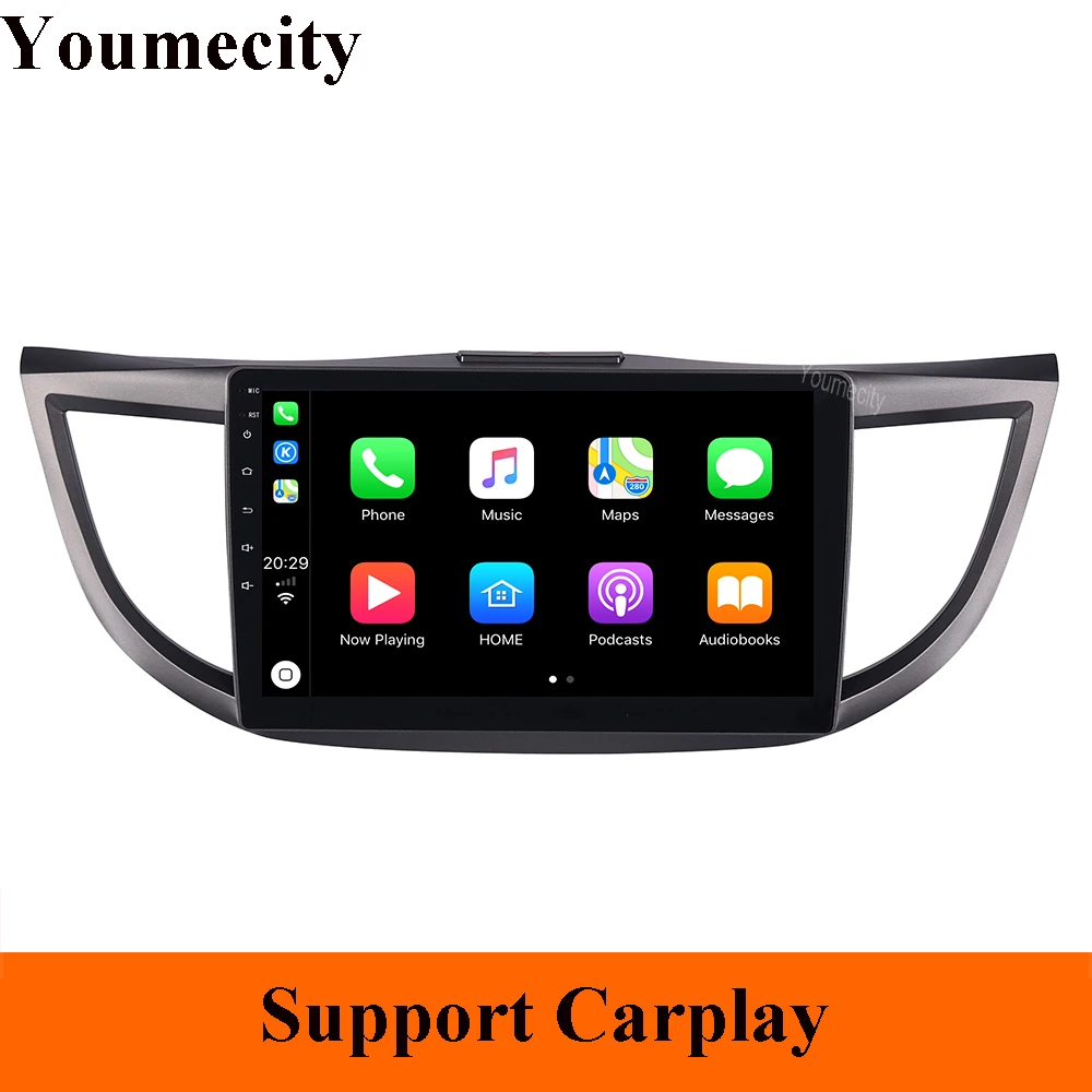 Android 9,0 автомобильный DVD для Honda Crv 2012 2013 gps Радио Видео мультимедийный плеер емкостный ips экран Wifi USB
