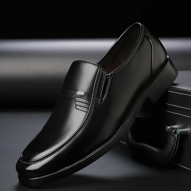 

Black Mens Wedding Loafers Men Business Shoes Leather Formal Shoes Men Office Oxford Shoes Zapatos De Vestir Para Hombre