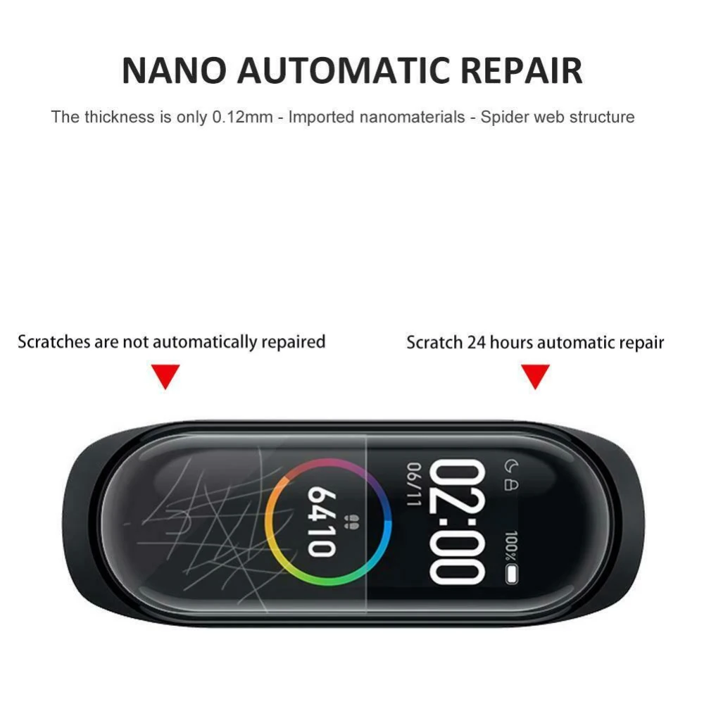 5 шт./партия, мягкая защитная пленка для экрана Xiaomi mi Band 3 4, браслет с защитой от царапин, защитная пленка для mi band 4 3, не стекло