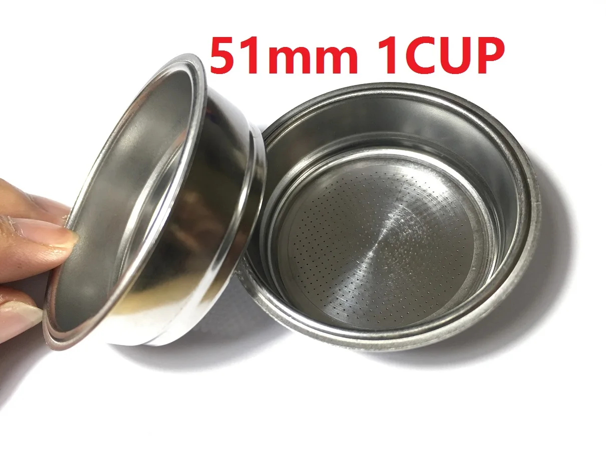 

1 CUP espresso filter coffee basket single layer of porous Diameter of 60 mm Espresso coffee maker parts