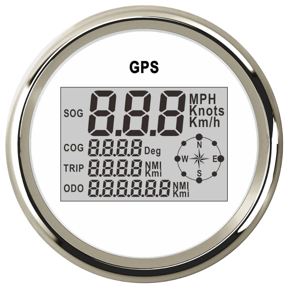 Цифровой GPS датчик скорости для лодки и мотоцикла 85 мм 0 999 узлов миль/ч