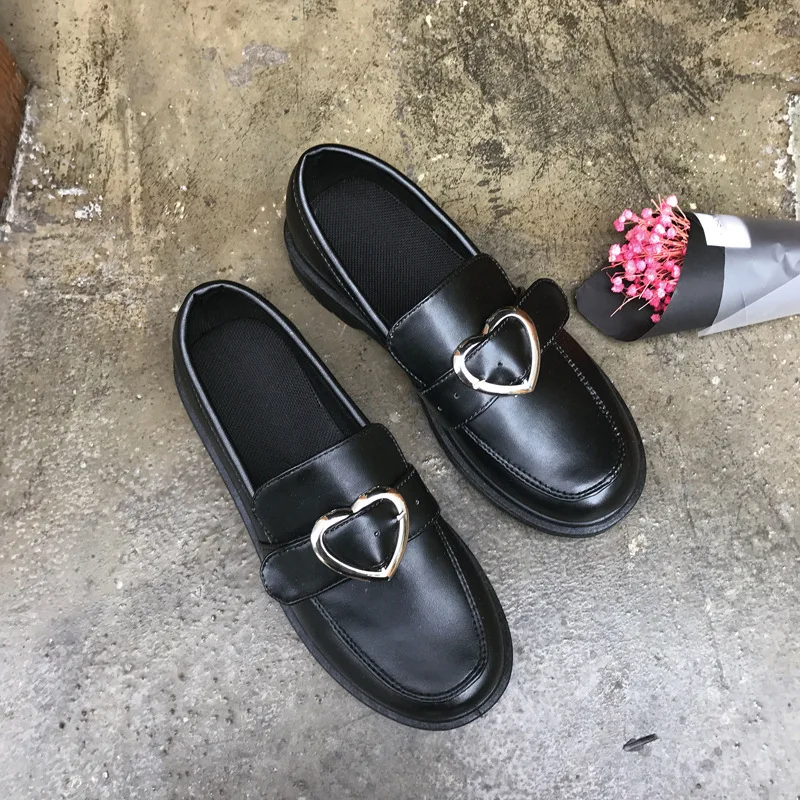 Британская академия женские туфли на плоской подошве мягкие Ретро Harajuku для