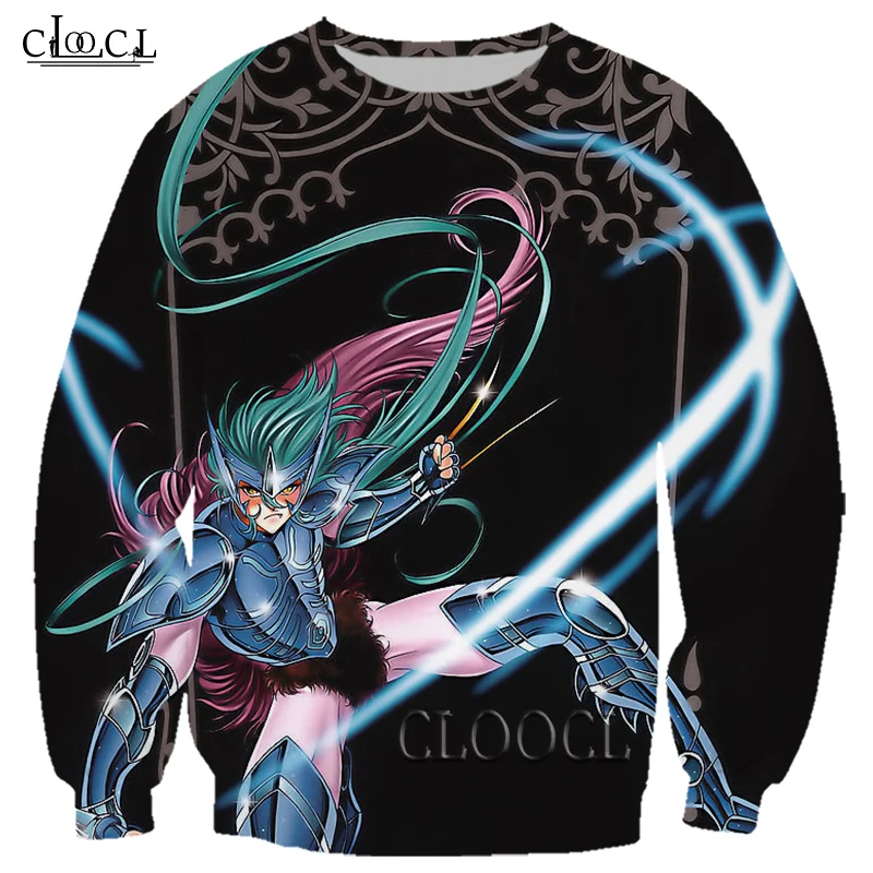 

HX New Fashion Anime The Knights of The Zodiac Saint Seiya 3D Print Men Women Sweatshirt Popular Harajuku Casual All-match Tops