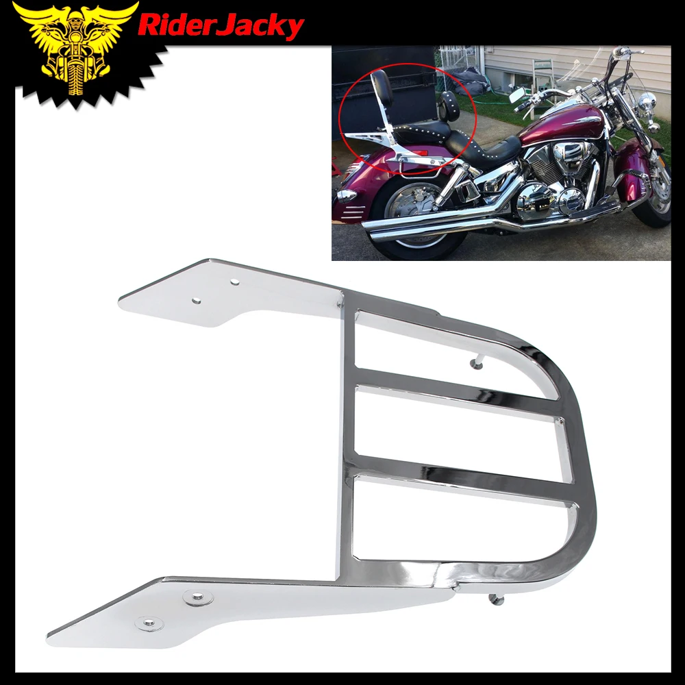 

Chrome Motorcycle Backrest Sissy Bar Luggage Rack For Honda VTX1300 VTX 1300N/R/S 2003-2006,VTX1800 VTX 1800N/R/S 2002-2008