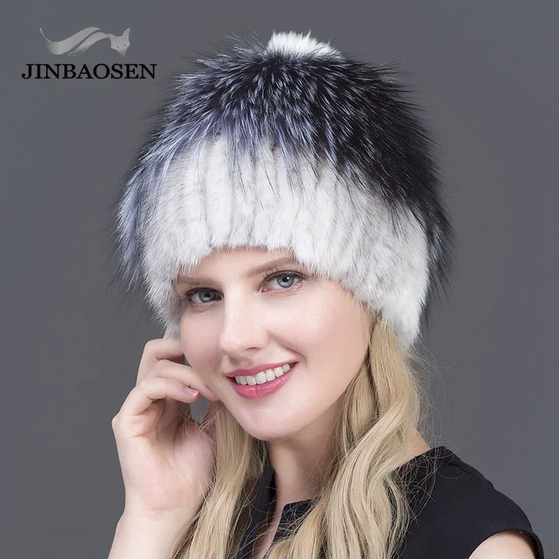 Женская новая зимняя меховая шапка с капюшоном из натурального меха норки и