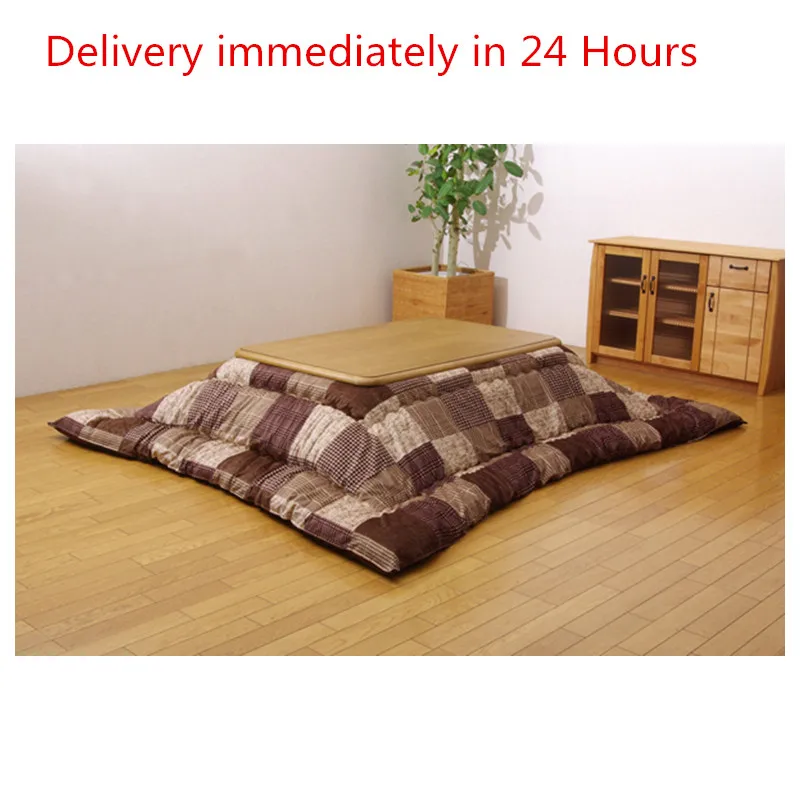 

FU07 футон котацу Одеяло квадратный 190x190 прямоугольник 190x240 см в стиле пэчворк Стиль из мягкого хлопка Стёганое одеяло Kotatsu крышка столом