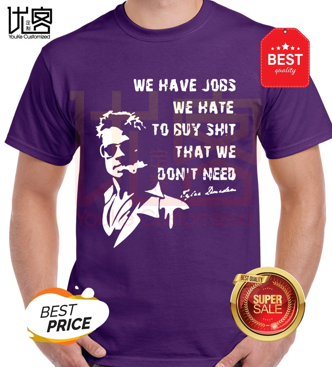 Футболка с принтом Бойцовский клуб Тайлер дурден Брэд Питт проект мэйхем черная