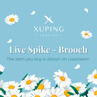 xuping jewelry popular fashion live spike brooch h2