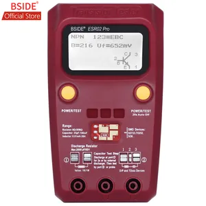 Цифровой транзистор BSIDE ESR02PRO, SMD-тестер компонентов, диодный Триод, емкость, индуктивность, мультиметр